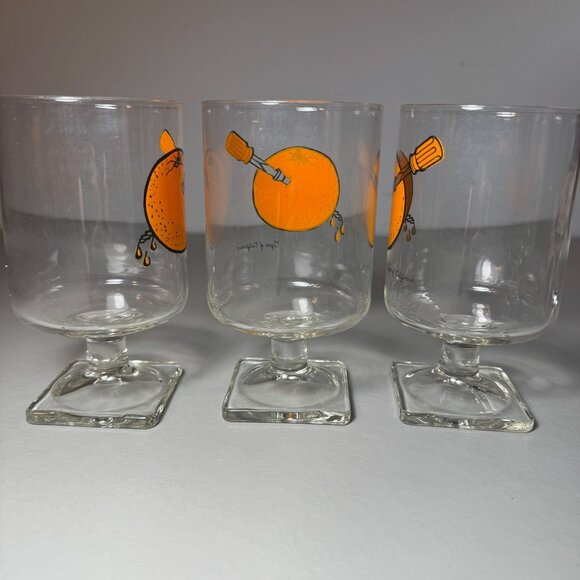 Set of 3 Vintage Screwdriver Glasses - Picture 2 of 13
